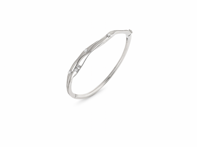 18K White Gold Diamond Bracelet