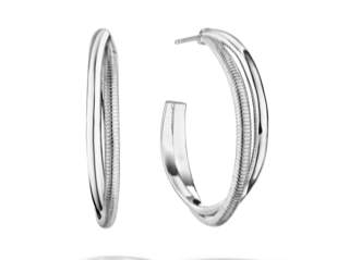 Sterling Silver Hoops