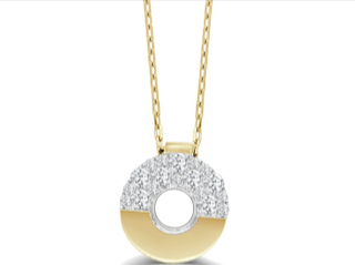 Yellow Gold and Diamond Necklace